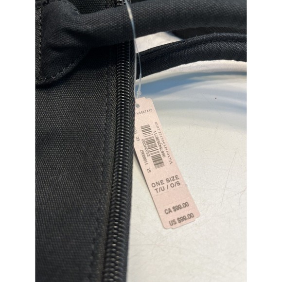 NWT - Victoria Secret Pink & Black Weekender Duffle Tote Bag w Cosmetic Bag - Picture 11 of 15